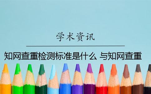 知网查重检测标准是什么？ 与知网查重标准最相近的网站