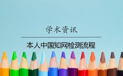 本人中国知网检测流程